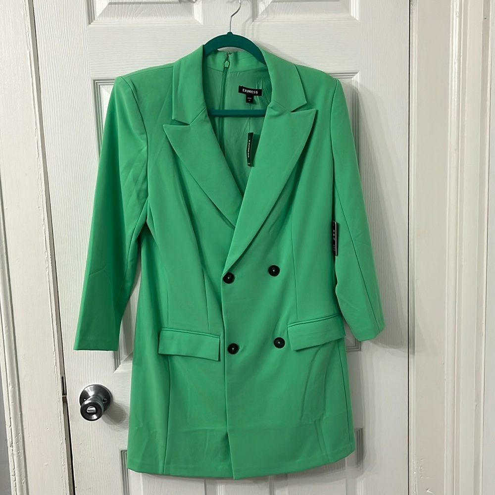 NWT EXPRESS BLAZER DRESS W/SHOULDER PADS